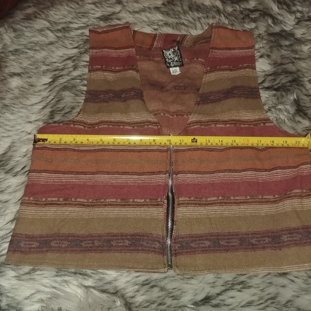 Aztec Patterned Vest - image 2